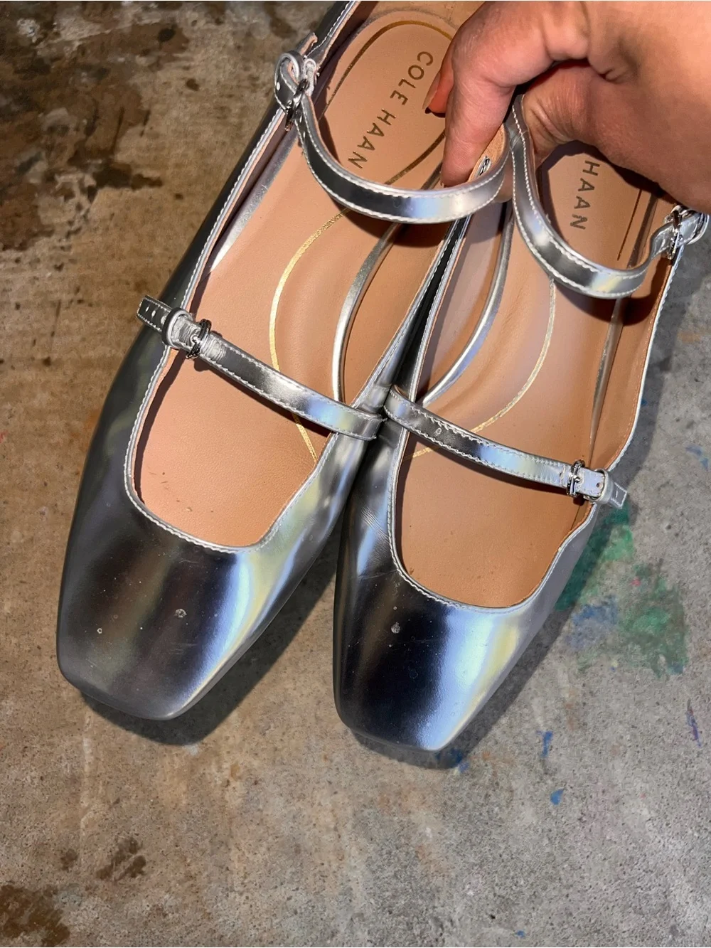 Cole Haan Women's Paxton Buckled Mary Jane Pumps size 8B